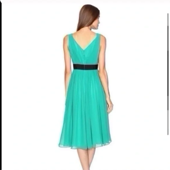 Kate Spade Emerald Ring Green Chiffon Dress Kate Spade Emerald Ring Green Chiffon Dress